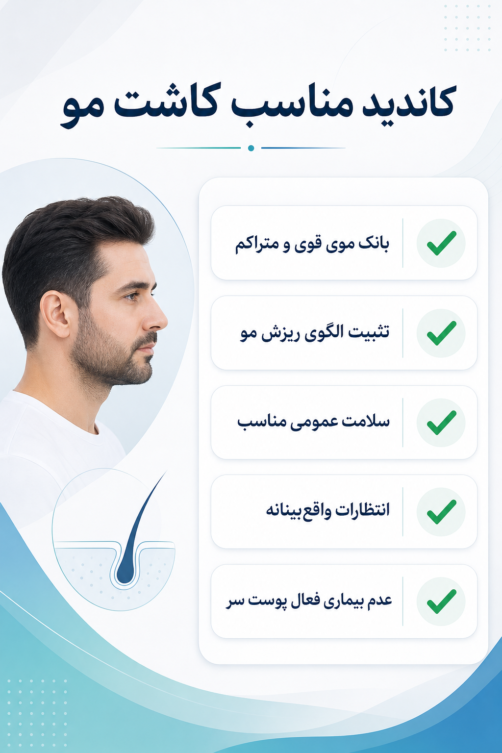 چه کسانی ممکن است کاندید کاشت مو باشند؟