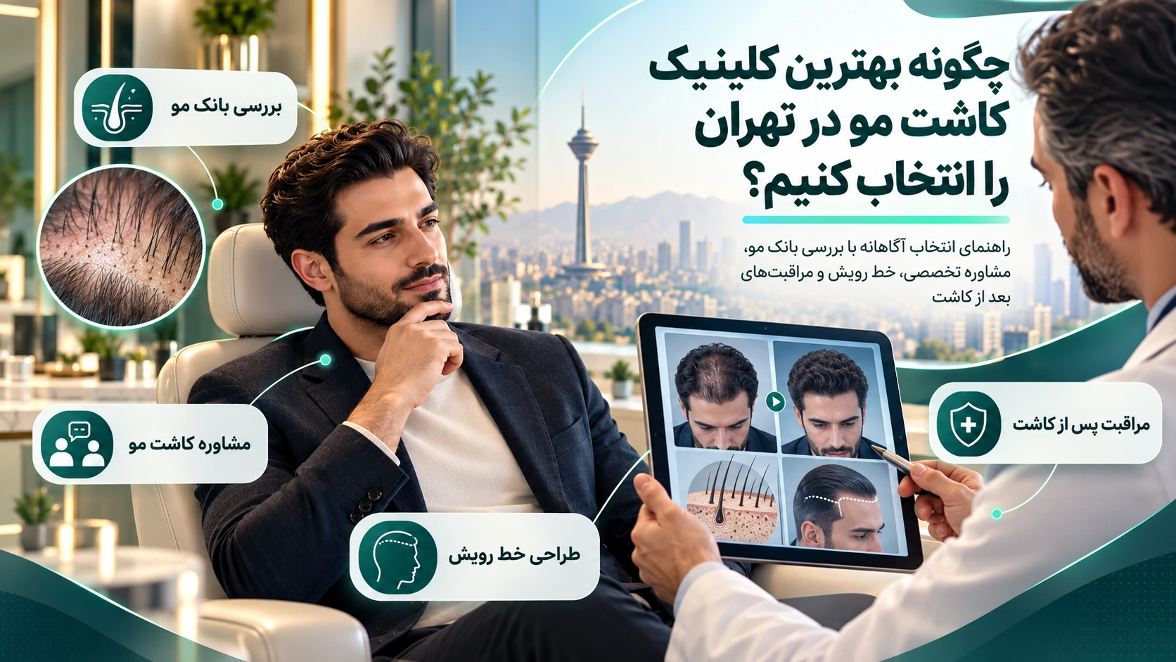 بهترین کلینیک کاشت مو