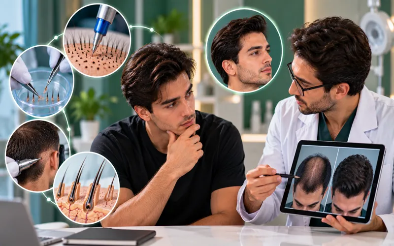 بهترین روش کاشت مو برای مردان جوان چیست؟